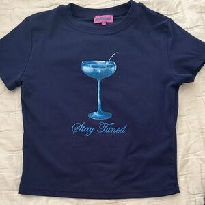 Edikted Stay Tuned baby tee